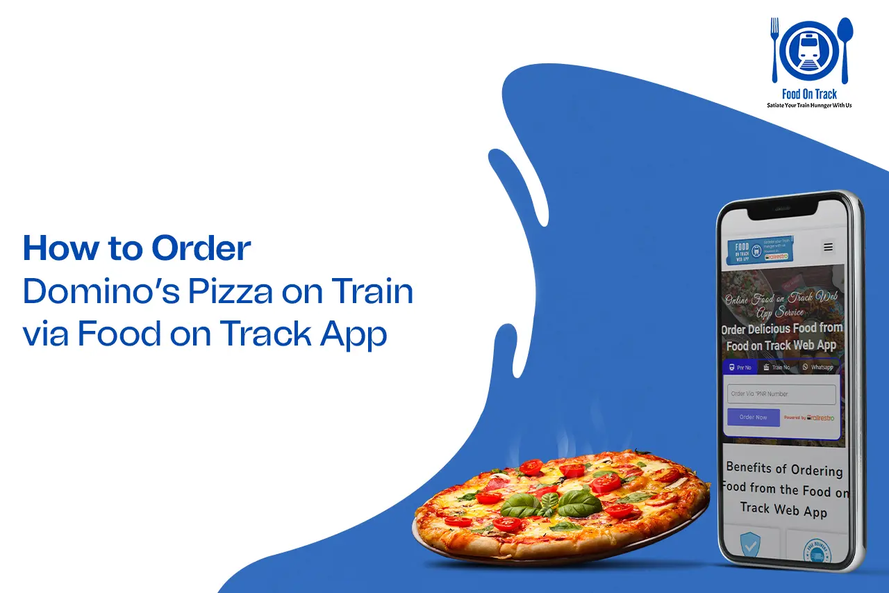 dominos pizza on train