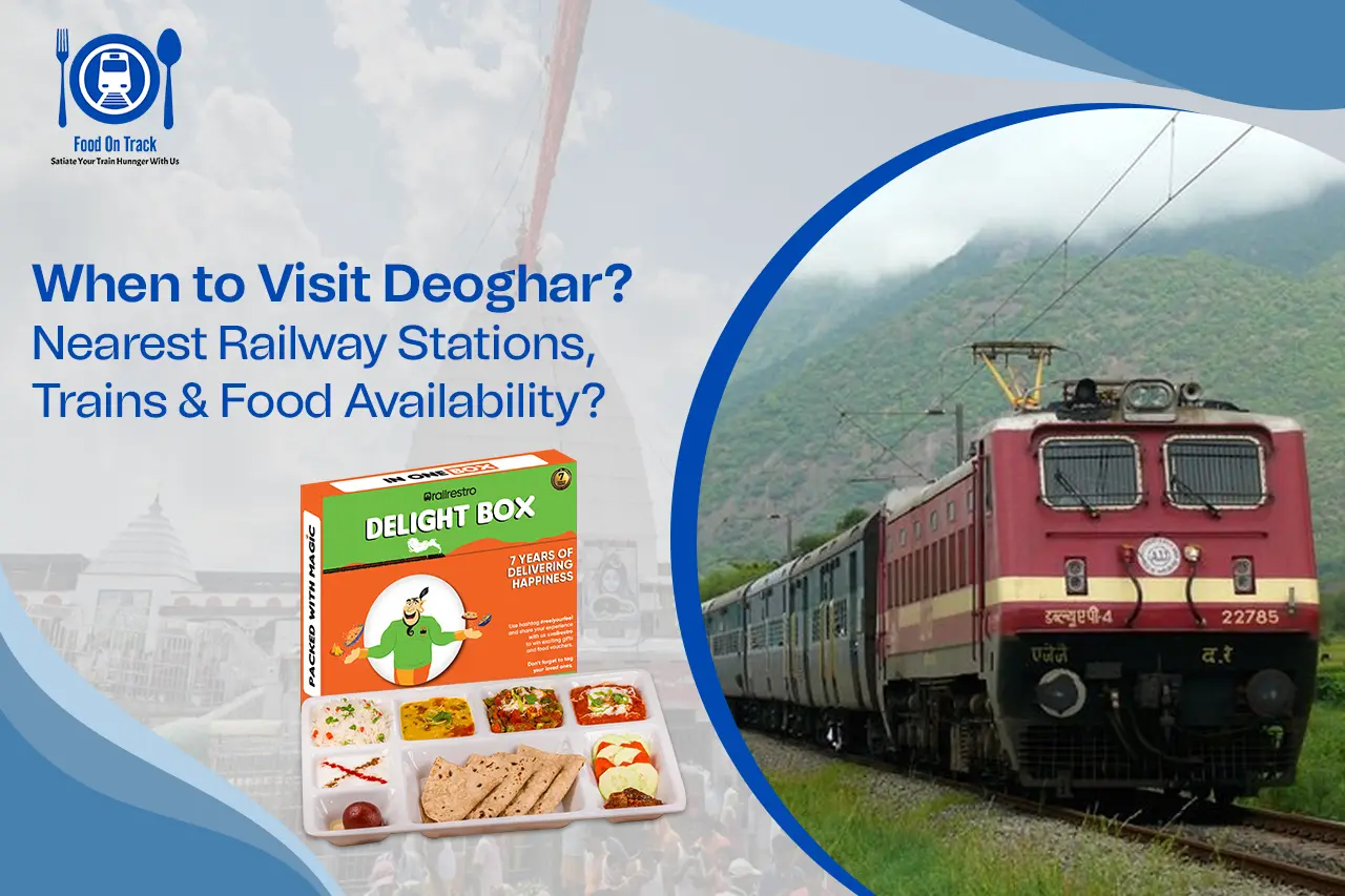 when to visit deoghar and nearest stations with food availability